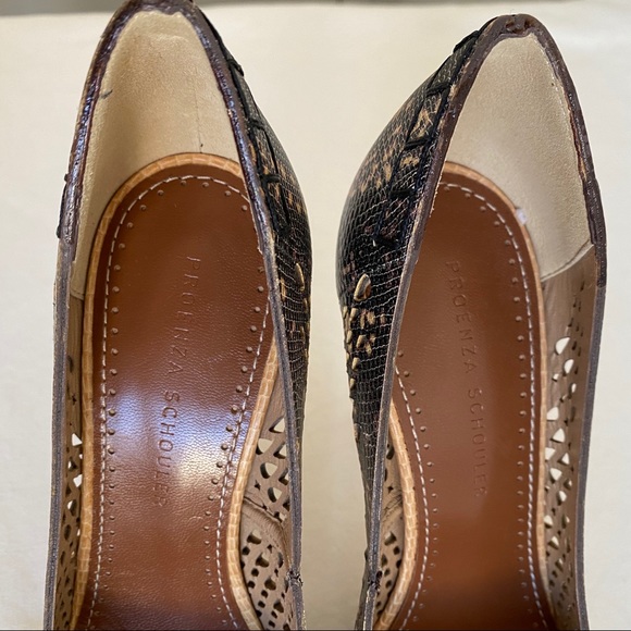 proenza schouler brown laser cut pumps - Picture 10 of 10